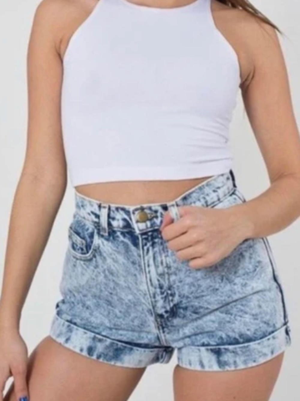 American Apparel Acid Wash Short